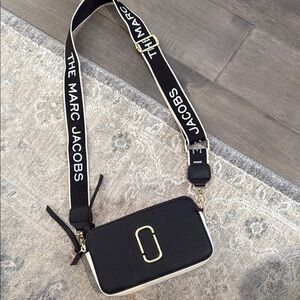 Marc Jacobs Black and White Crossbody Bag